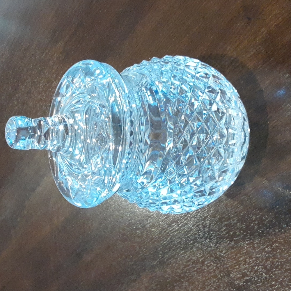 Waterford Crystal Honey/ Jam Jar 6"